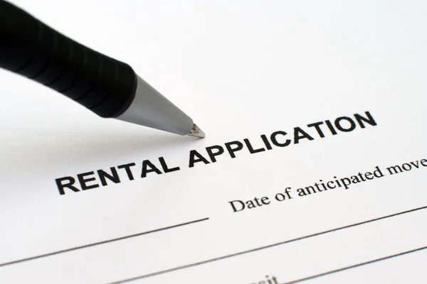 Rental application — Stock Photo, Image