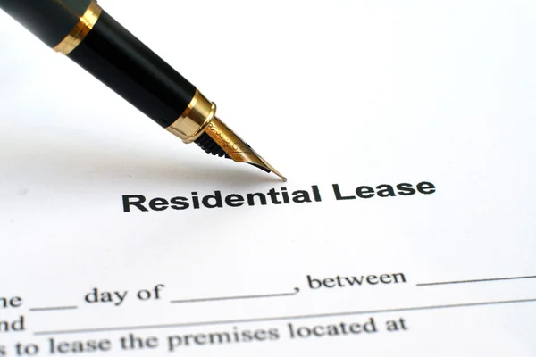 Residential lease — Stock Photo, Image