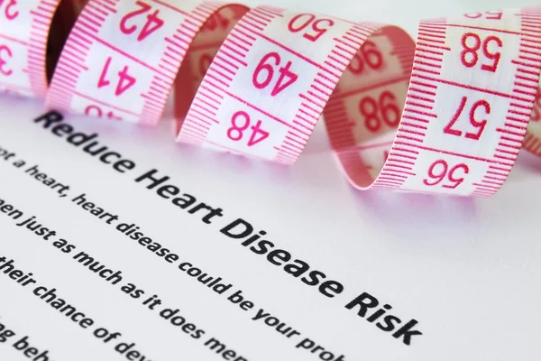 Риск сердечных заболеваний — стоковое фото