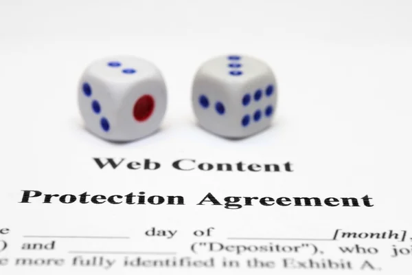 Protection agreement — Stock Photo, Image