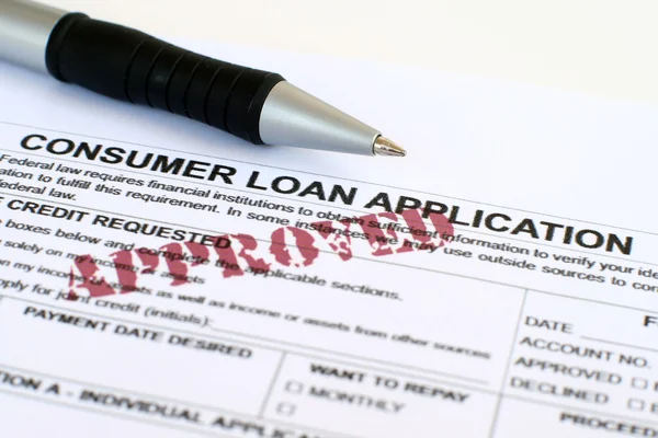 Loan application — Stock Photo, Image