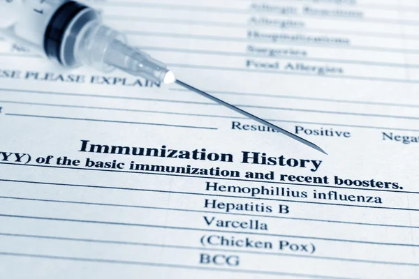 Historia de la inmunización — Foto de Stock