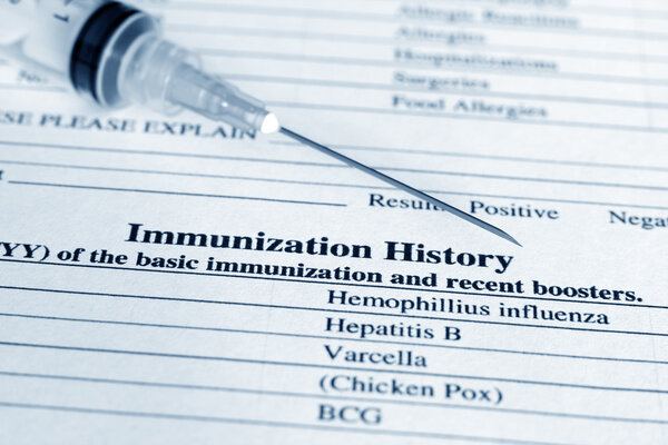 Immunization history