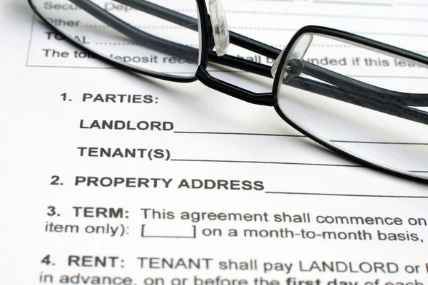 Rental agreement — Stock Photo, Image
