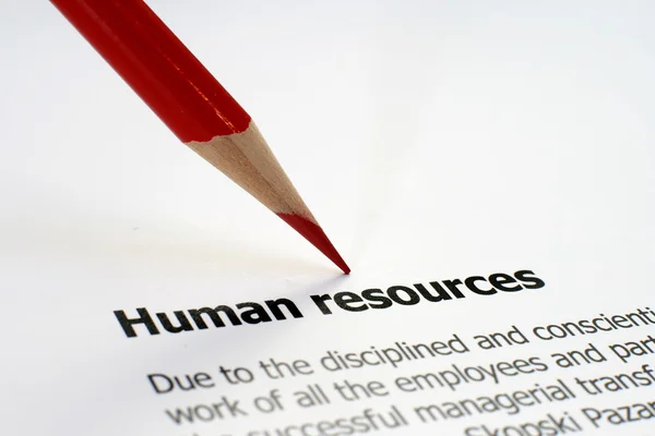Human resources — Stock Photo, Image