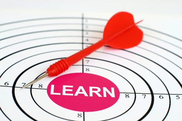 Learn target — Stock Photo, Image