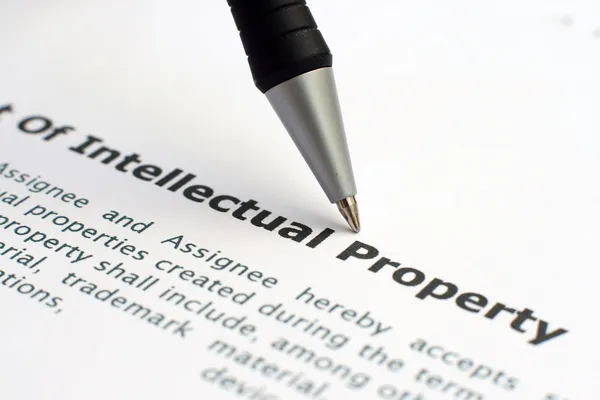 Intellectual property form — Stock Photo, Image
