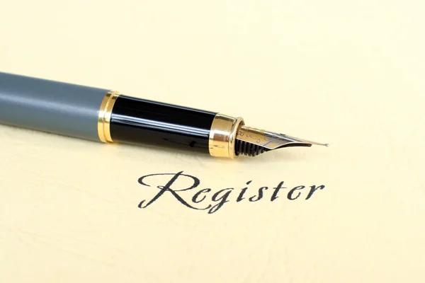 Register — Stock Photo, Image