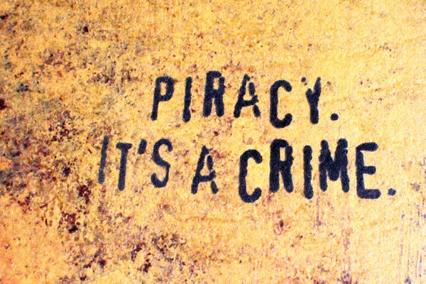 Koncepcja piractwo internetowe — Zdjęcie stockowe