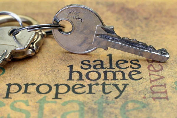Försäljning hem egendom koncept — Stockfoto