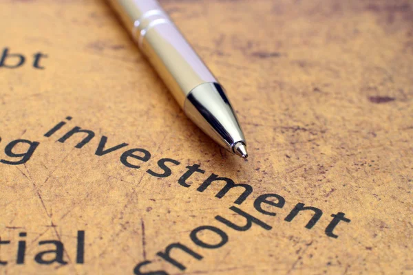 Investment concept — Stock Photo, Image