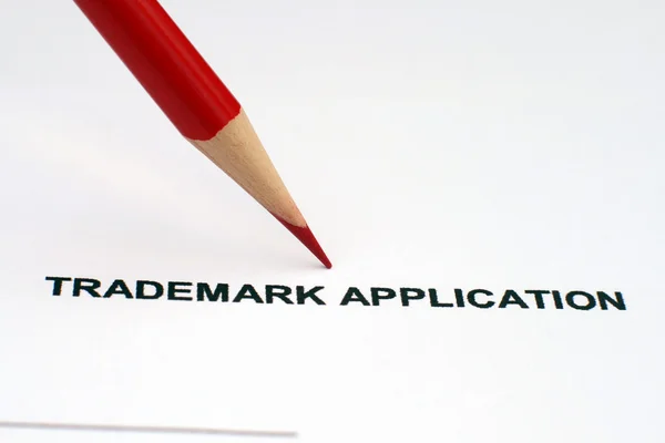 Trademark application — Stock Photo, Image