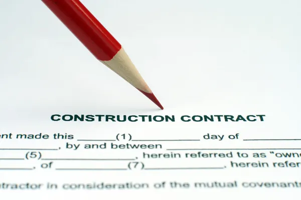 Contrat de construction — Photo