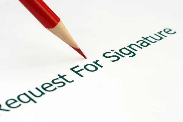 Demande de signature — Photo