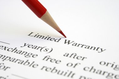 Limited warranty clipart