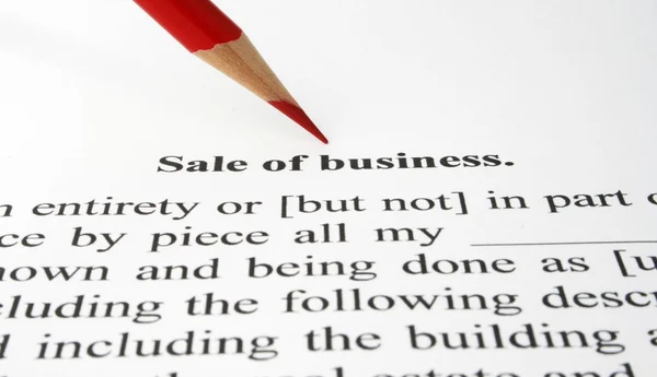 Продажа бизнеса — стоковое фото