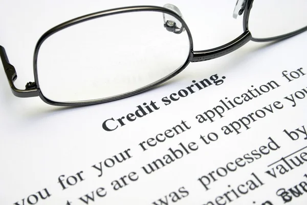 Scoring kredytowy — Zdjęcie stockowe