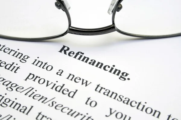 Refinancing — Stock Photo, Image