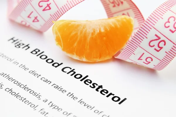 High blood cholesterol — Stock Photo, Image