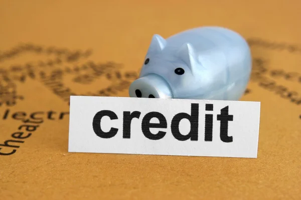 Концепция кредита — стоковое фото