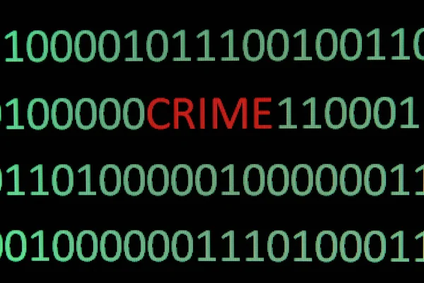 Crime na Web — Fotografia de Stock