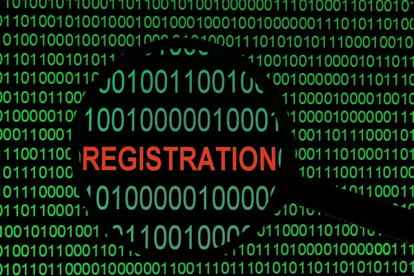 Registration — Stock Photo, Image