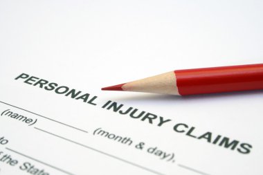 Personal injury claim clipart