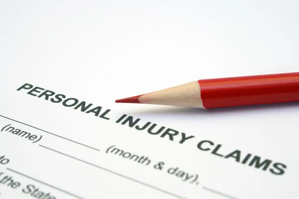 Personal injury claim — Stock Photo, Image