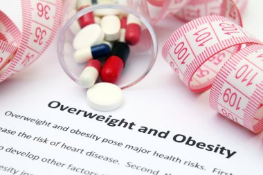 Overweight and obesity clipart