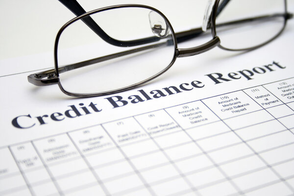 Credit balance report