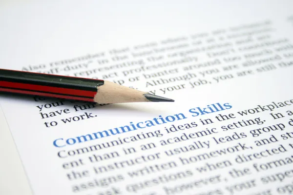 Competencias de comunicación —  Fotos de Stock