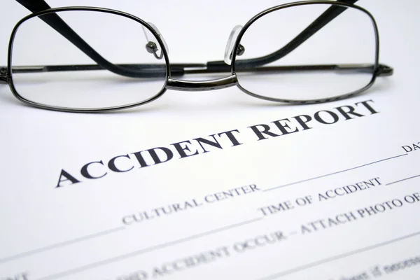 Accident report — Stock Photo, Image
