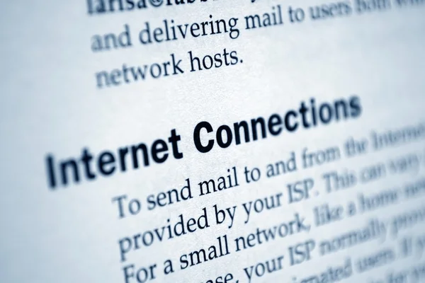 Connessioni Internet — Foto Stock