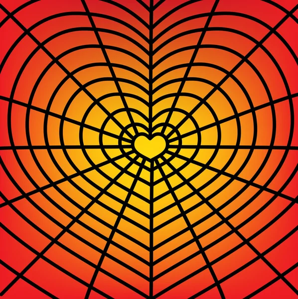 Web сердце — стоковый вектор