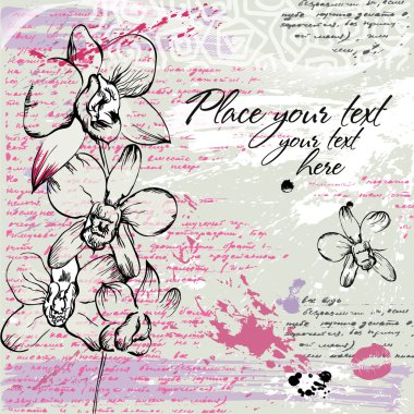 Orchid clipart