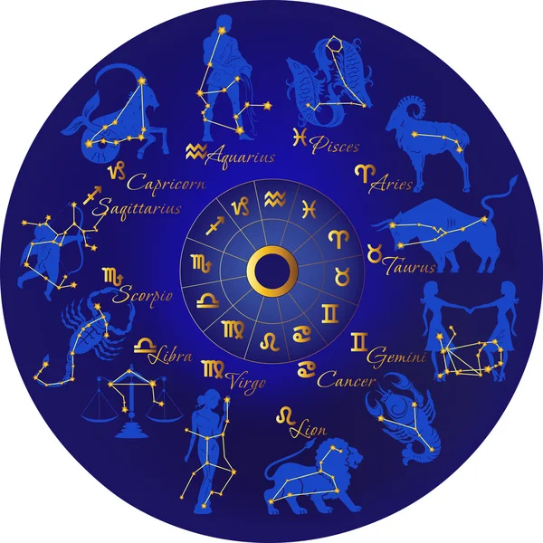 Zodiaco — Vettoriale Stock