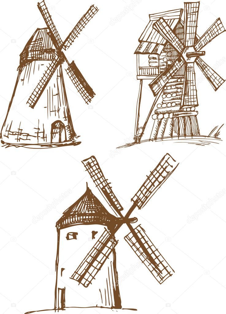 Set of sketchers mills