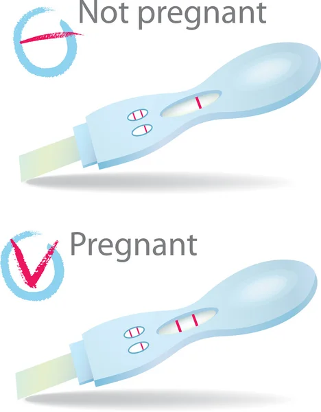 Pregnancy tests — Stock Vector