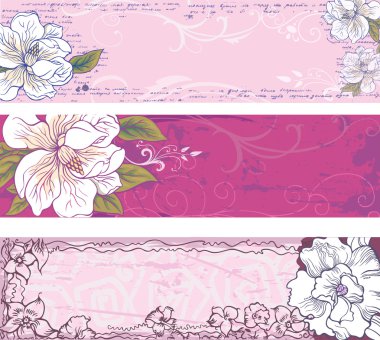 Set of backgrounds clipart