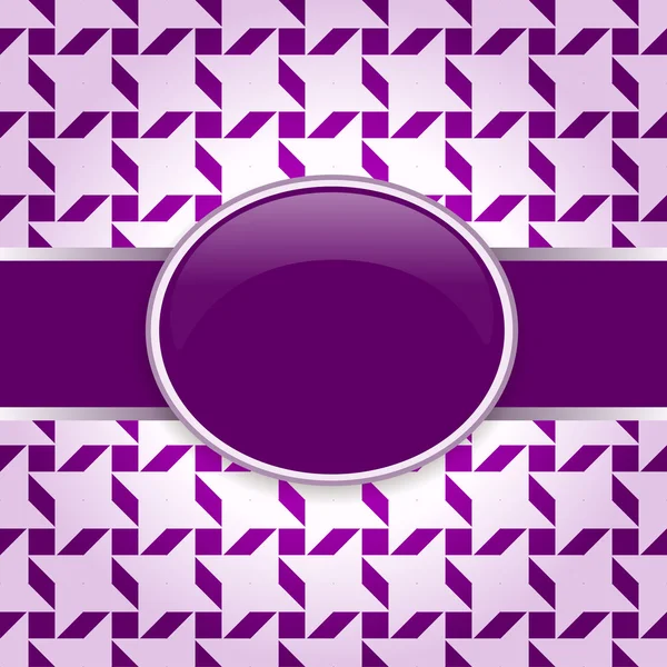 Cartão padrão de design violeta — Vetor de Stock