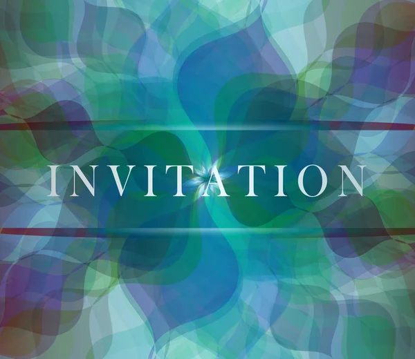 Cartão de convite — Fotografia de Stock