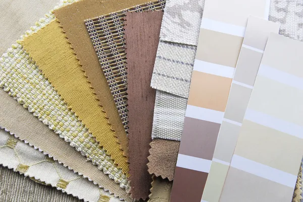 Dekoracji wnętrz naprawy tapicerki planowania — Zdjęcie stockowe