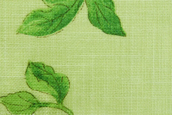 緑の布のテクスチャ — ストック写真
