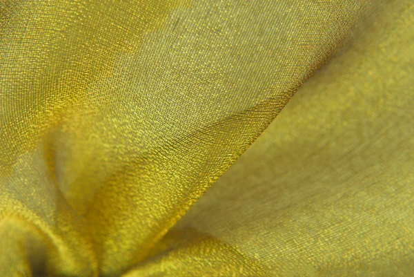 Gyllene tyg textur — Stockfoto