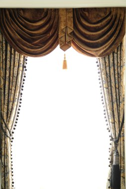 Luxury curtain clipart