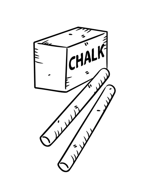 Chalk Box Vector Illustration