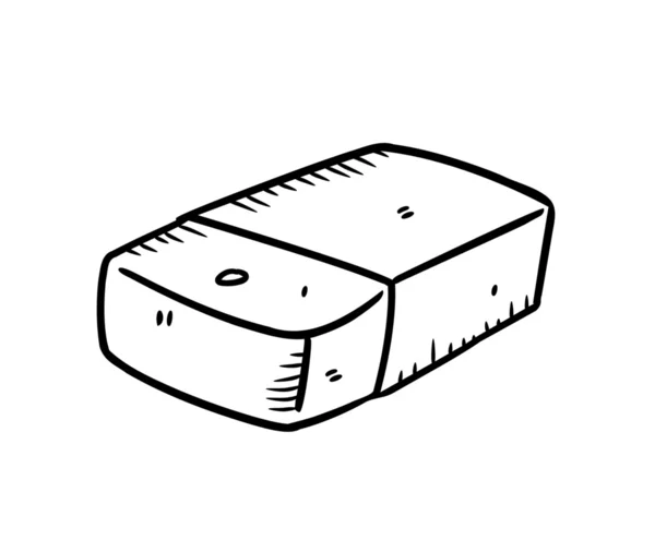 Gum in doodle stijl — Stockvector