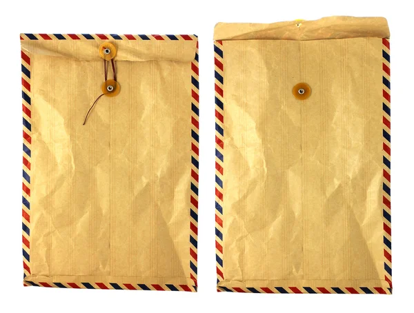 复古棕色信封 — 图库照片