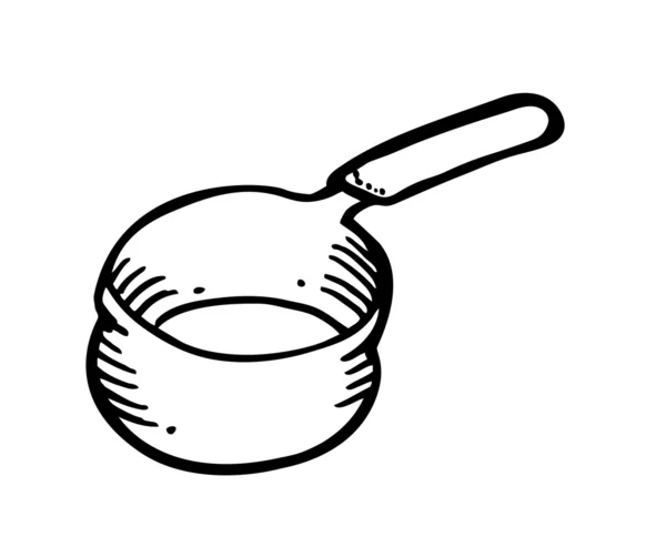 Keukengerei doodle — Stockvector