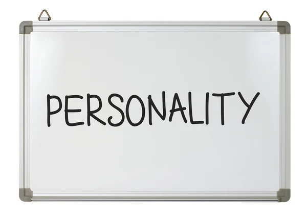 Personlighet word på whiteboard — Stockfoto